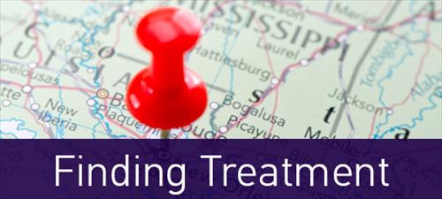 Finding Treatment button